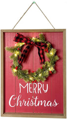 Christmas Wall LED Sign My Wall Clock