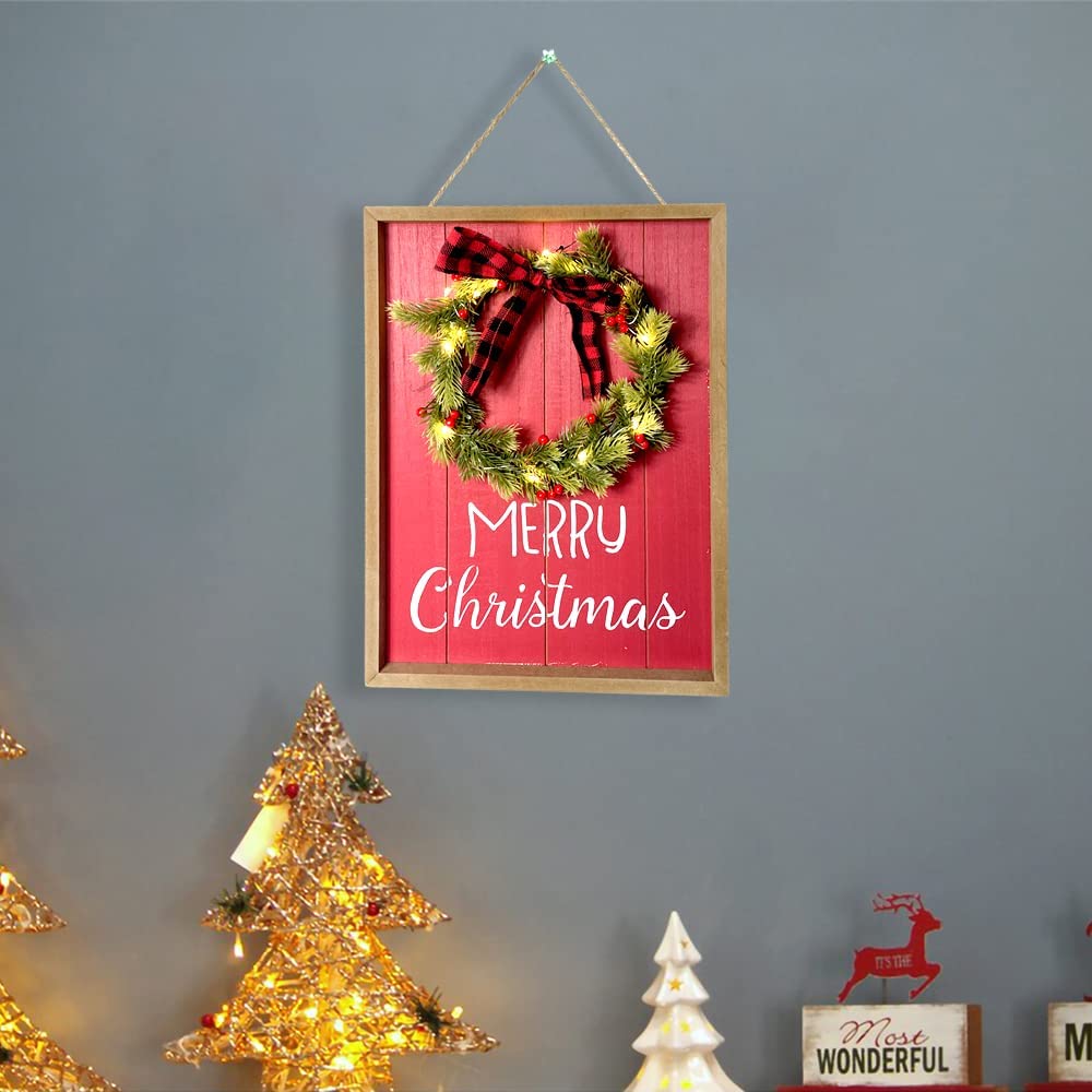 Christmas Wall LED Sign My Wall Clock