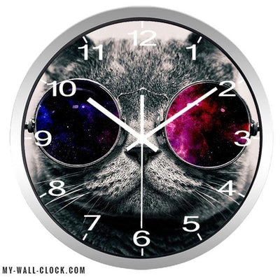 Clock Design Cat Galaxy My Wall Clock