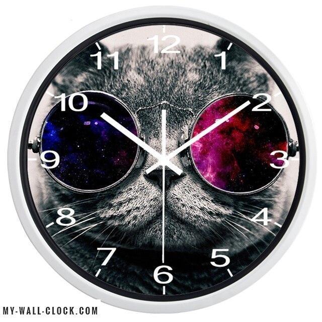 Clock Design Cat Galaxy My Wall Clock