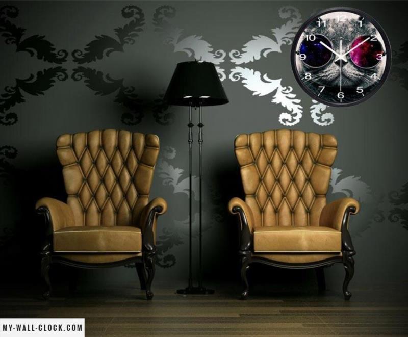 Clock Design Cat Galaxy My Wall Clock