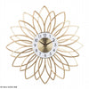 Clock Design Golden Flower My Wall Clock