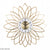 Clock Design Golden Flower My Wall Clock