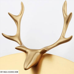 Clock Design Golden Stag My Wall Clock