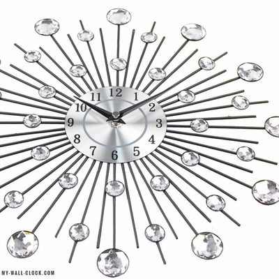 Clock design Metal and Diamonds My Wall Clock