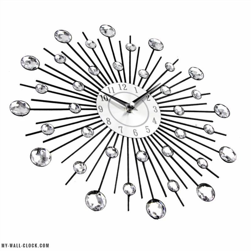 Clock design Metal and Diamonds My Wall Clock