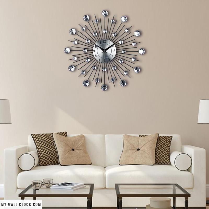 Clock design Metal and Diamonds My Wall Clock