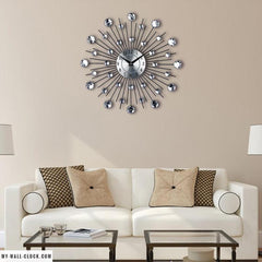 Clock design Metal and Diamonds My Wall Clock