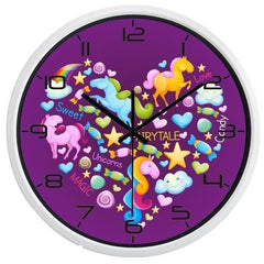 Clock Design Unicorn Heart My Wall Clock
