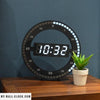 Clock modern Digital circular clock My Wall Clock