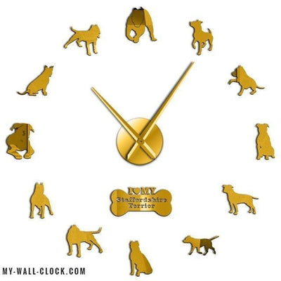 Clock Stickers Bull Terrier My Wall Clock