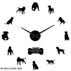 Clock Stickers Bull Terrier My Wall Clock