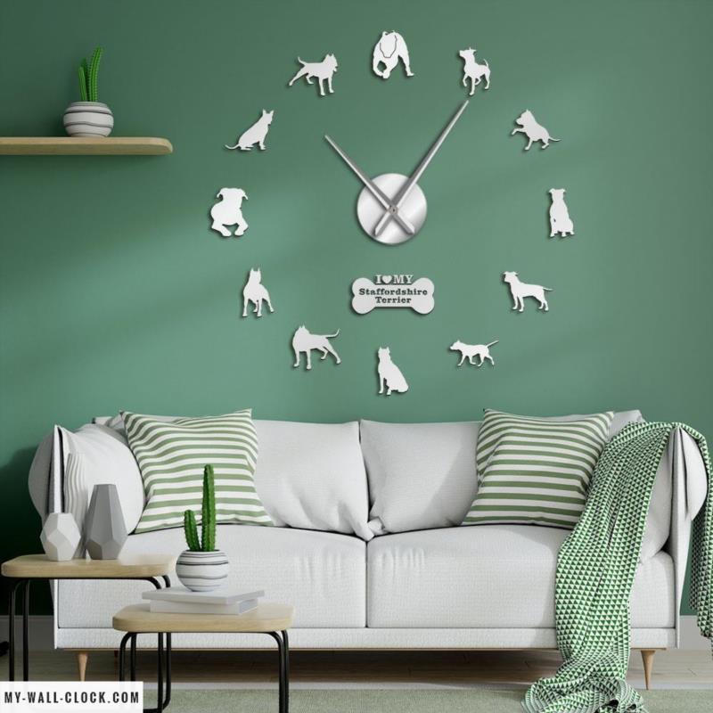Clock Stickers Bull Terrier My Wall Clock