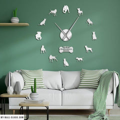 Clock Stickers Bull Terrier My Wall Clock
