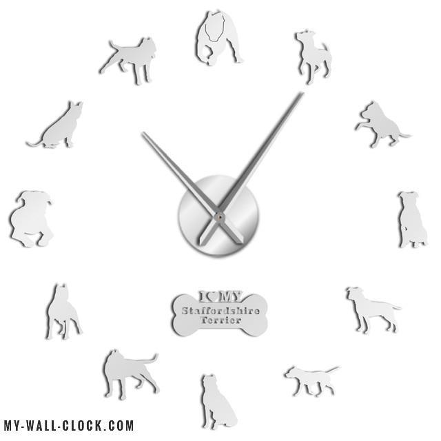 Clock Stickers Bull Terrier My Wall Clock