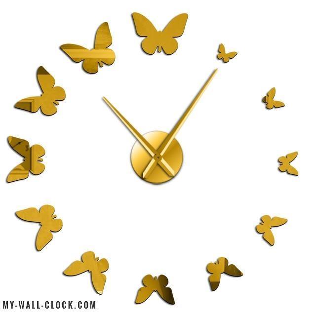 Clock Stickers Butterflies My Wall Clock