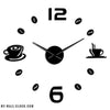Clock Stickers Coffee time My Wall Clock