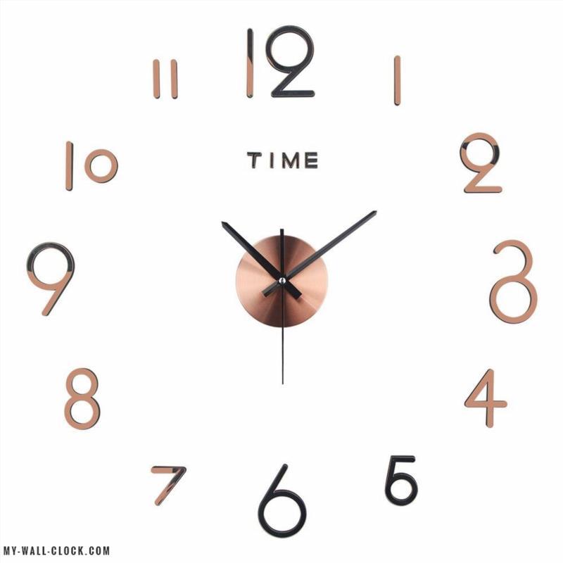 Clock Stickers Copper Look My Wall Clock