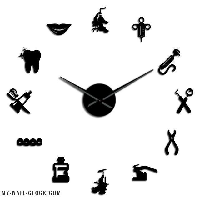 Clock Stickers Dental Practice My Wall Clock