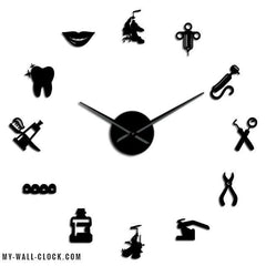 Clock Stickers Dental Practice My Wall Clock