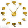 Clock Stickers Elephant World My Wall Clock