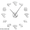 Clock Stickers Elephant World My Wall Clock