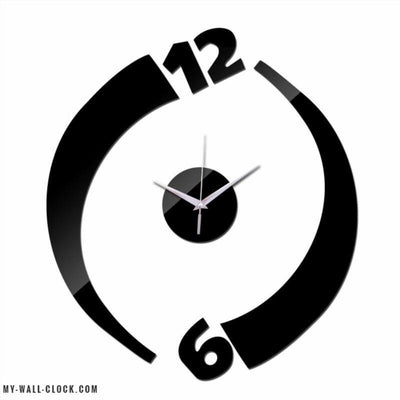 Clock Stickers Futuristic Circle My Wall Clock