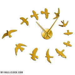 Clock Stickers Hirondelles My Wall Clock