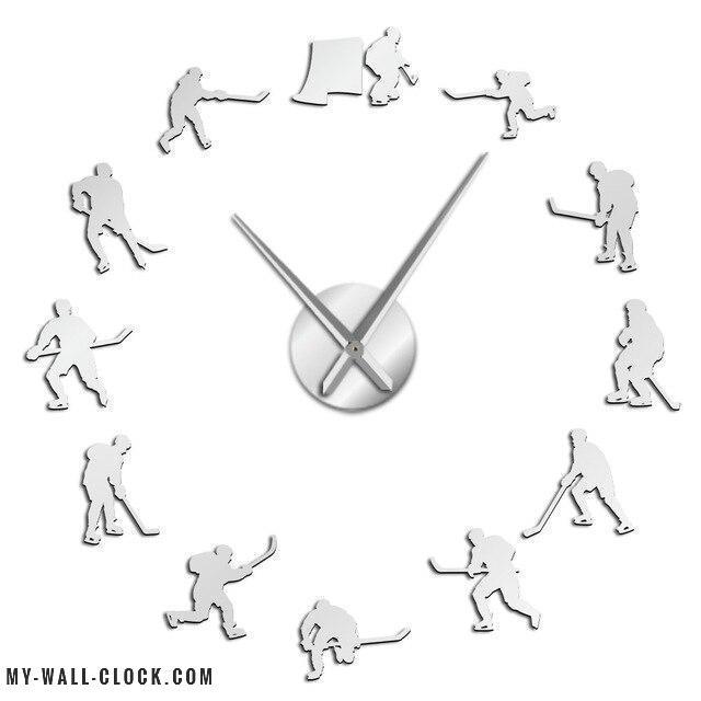 Clock Stickers Hockey My Wall Clock