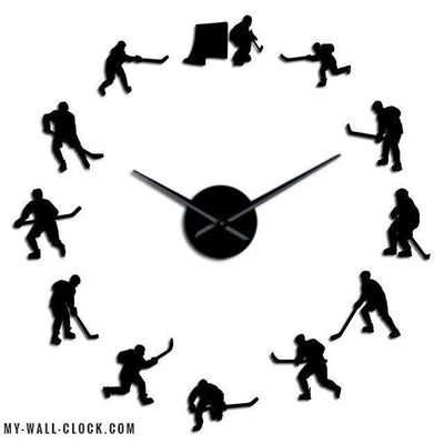 Clock Stickers Hockey My Wall Clock