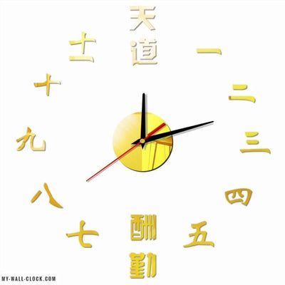 Clock Stickers Mandarin My Wall Clock