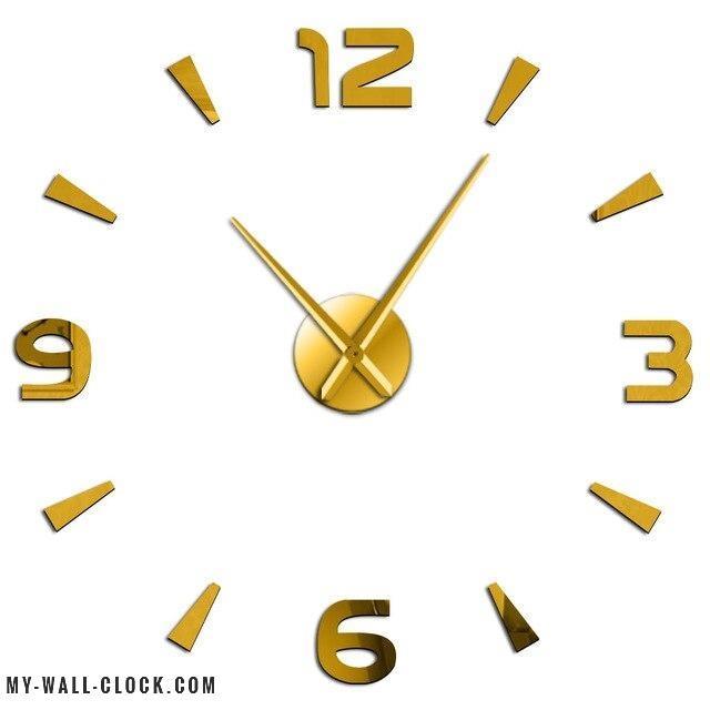 Clock Stickers Modern Numerals My Wall Clock