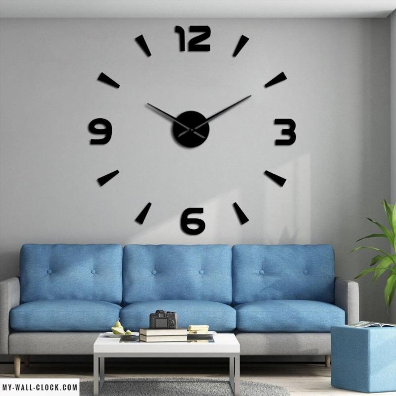 Clock Stickers Modern Numerals My Wall Clock