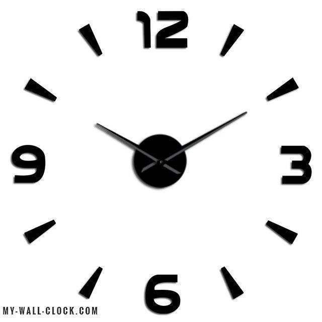 Clock Stickers Modern Numerals My Wall Clock
