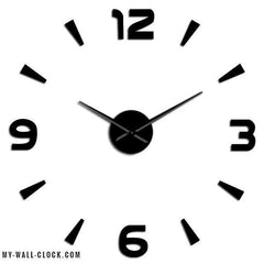 Clock Stickers Modern Numerals My Wall Clock
