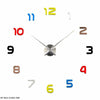 Clock Stickers Multicoloured Numbers My Wall Clock