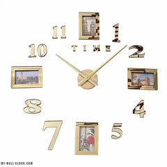 Clock stickers Photo frames My Wall Clock