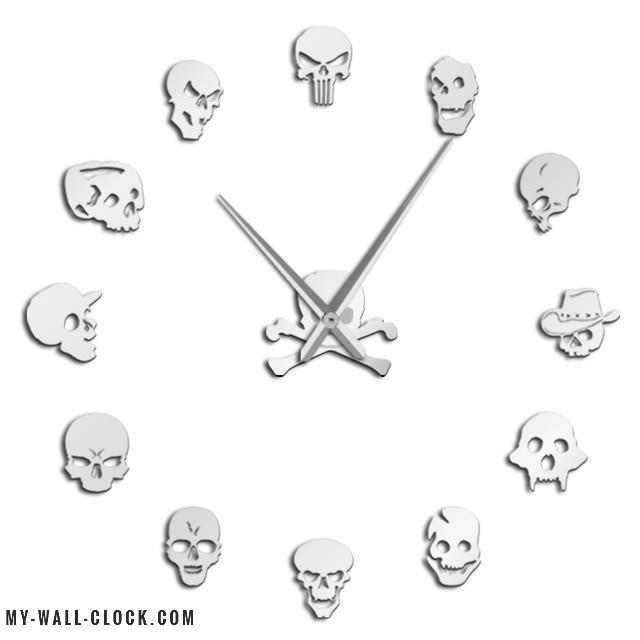 Clock Stickers Skulls My Wall Clock