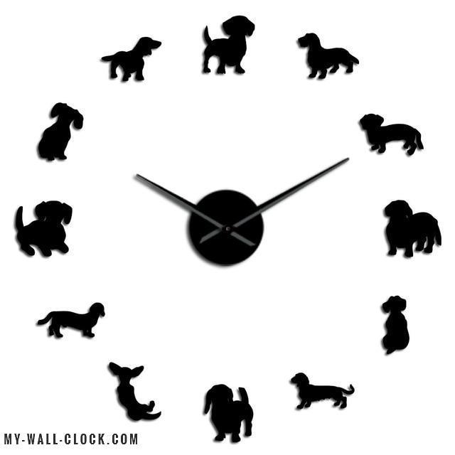 Clock Stickers Small Dogs My Wall Clock