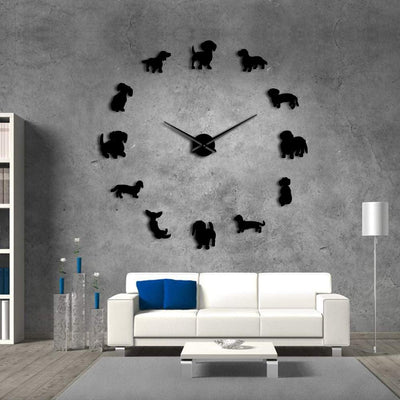 Clock Stickers Small Dogs My Wall Clock
