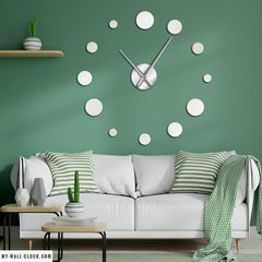 Clock Stickers Spiral Mirror My Wall Clock