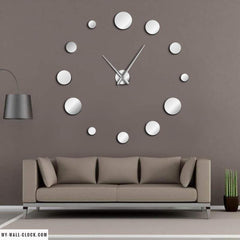 Clock Stickers Spiral Mirror My Wall Clock