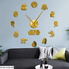 Clock Stickers Star Wars My Wall Clock