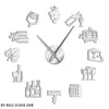 Clock Stickers Wine My Wall Clock