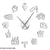 Clock Stickers Wine My Wall Clock