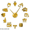 Clock Stickers Wine My Wall Clock