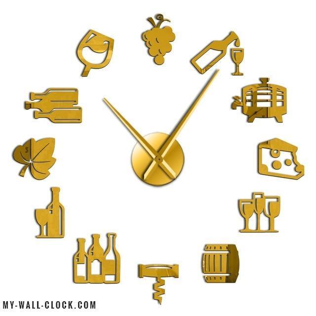 Clock Stickers Wine My Wall Clock