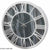 Clock Wood and Metal Arctic White My Wall Clock