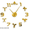 Clock Work Out Stickers My Wall Clock