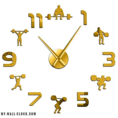 Clock Work Out Stickers My Wall Clock